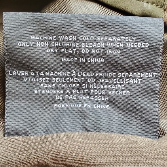 Marc New York Olive Vegan Leather Jacket - Picture 3 of 5